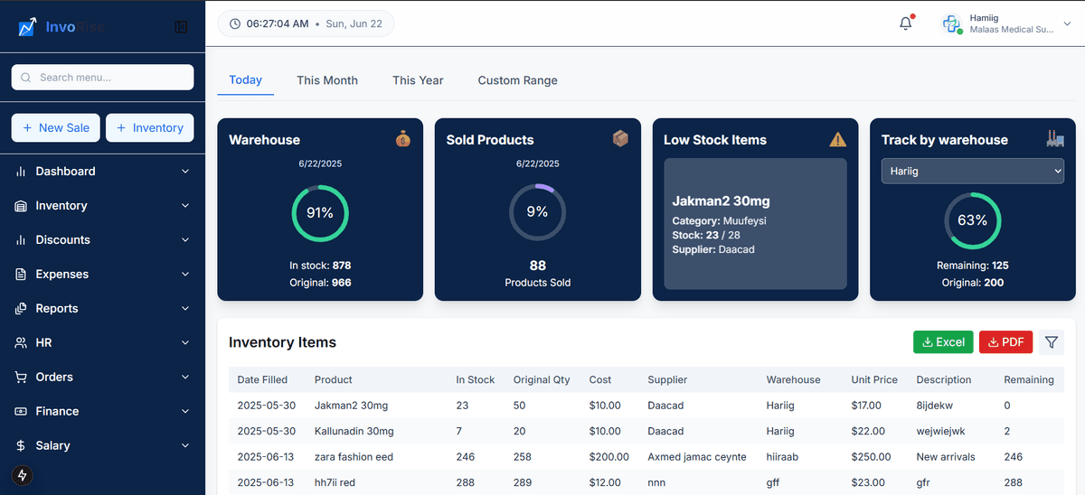 Dashboard Preview